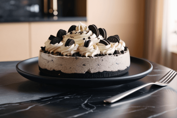 Cheesecake de Oreo Sem Forno