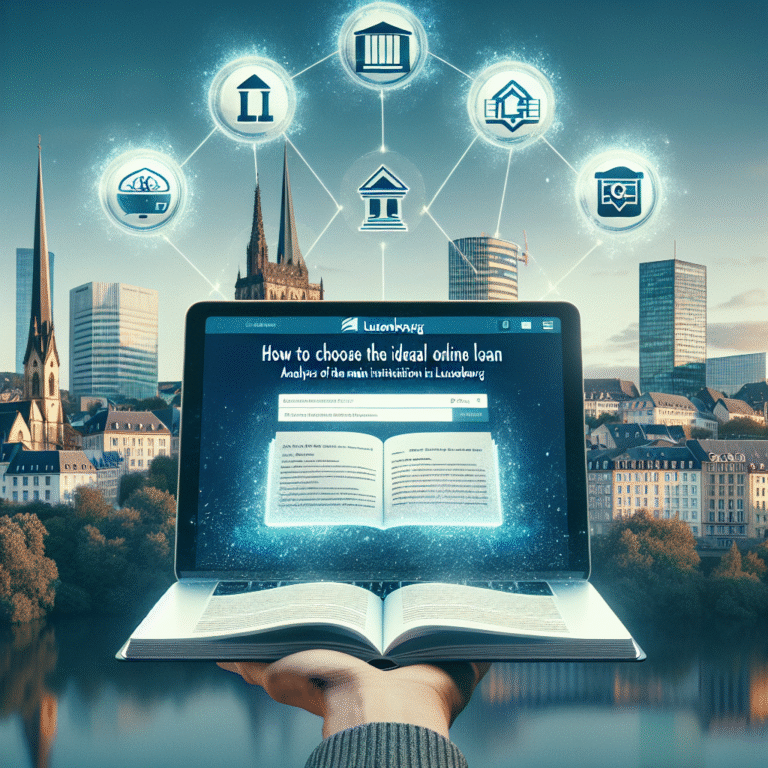 Como Escolher o Empréstimo Online Ideal: Análise das Principais Instituições de Luxemburgo