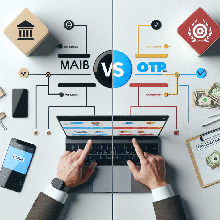 Comparativo de Empréstimos Online: Maib vs OTP Bank Moldova – Qual é a Melhor Opção?