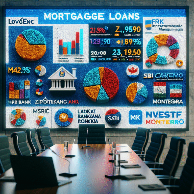Os Melhores Empréstimos Hipotecários em Montenegro: Análise da Lovćen Banka AD e Ziraat Bank Montenegro