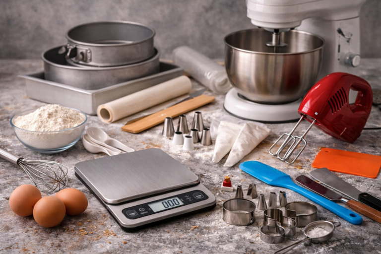 Kit de confeitaria para iniciantes: o que comprar primeiro (lista pronta por nível)