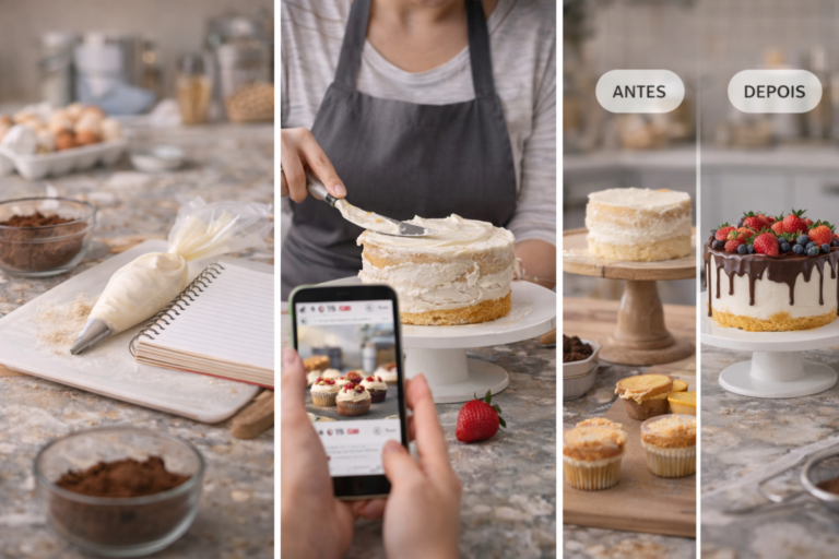 O que fazer depois de terminar um curso de confeitaria grátis? (passo a passo realista)